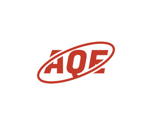 AQE logo design vector template