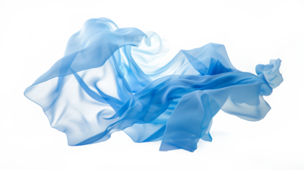 Cloth, Silk fabric, transparent fabric flying wave background fashion satin motion drapery scarf flying chiffon veil isolated on transparent white background