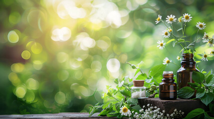 Background in Green Nature: Alternative Medicine