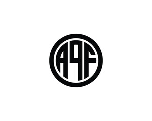 AQF logo design vector template