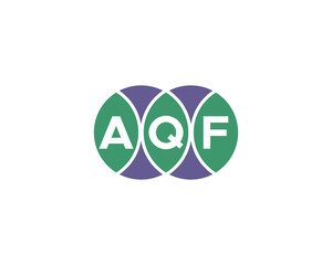 AQF logo design vector template