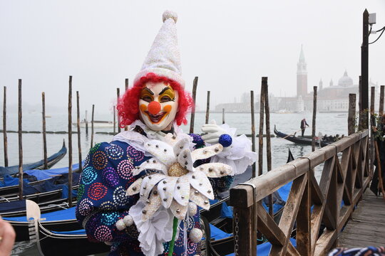 Venezia carnevale claun