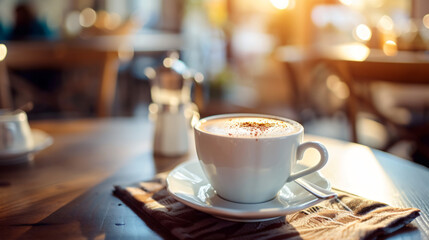  Beautiful Cups of Coffee with Latte Macchiato Service.