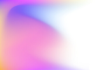 Colorful light gradients transparent background