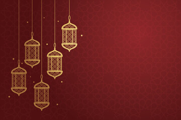 Ramadan, Eid al-Fitr, Islamic new year mosque background greeting card