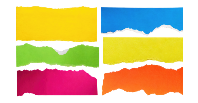 Note Sticker. Paper Sticky Tape With Shadow. Adhesive Office Paper Tape. isolated on a transparent background. PNG cutout or clipping path.