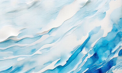 Obraz premium Seamless wave water ocean soft blue curve line background. Water ocean wave white and soft blue aqua, teal texture. Vector sea, wave, water background.