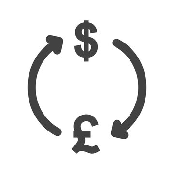 Currency Glyph Icons.Suitable for Mobile Apps, Websites, Print, Presentation, Illustration and Templates. 
