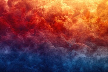 Fototapeta na wymiar Vivid red blue and purple smoke and fog abstract background