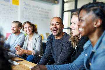 Team Members Enjoying a Workshop