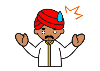 びっくりしたインド人