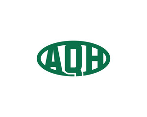 AQH logo design vector template