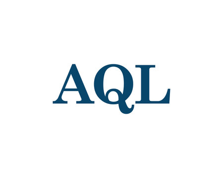 AQL logo design vector template