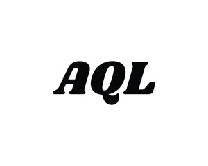 AQL logo design vector template