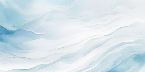 Vector ocean watercolor soft blue and white wavey curve line background. Blue water ocean sea wave seamless background.