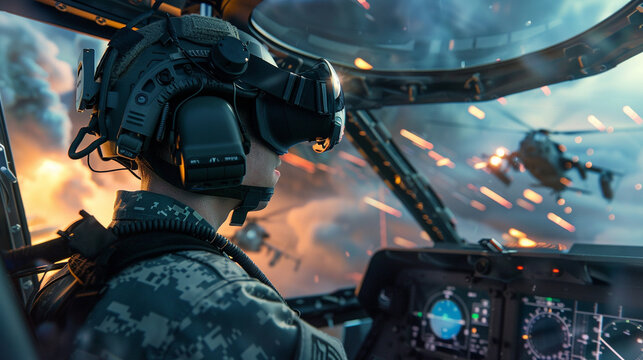 Virtual Reality Backdrop Produce an immersive 3D animated background for a unique military simulation experience