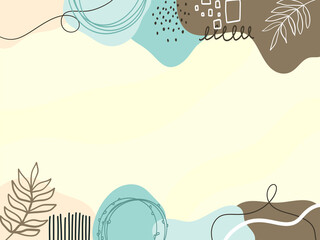 Illustration of a hand-drawn background with unique artistic elements.