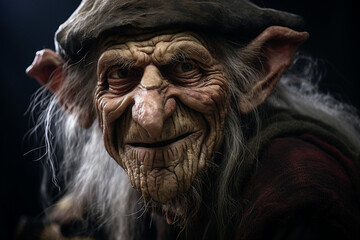 Portrait Terrible Mysterious Goblin Dark