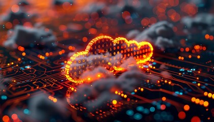 Automated Data Migration Tools for Cloud Adoption, automated data migration tools for cloud adoption with an image showing data migration processes automated through cloud-based tools and platforms, 