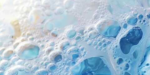 soap bubbles abstract background