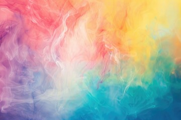 Colorful abstract rainbow gradient background with smooth transitions. - obrazy, fototapety, plakaty