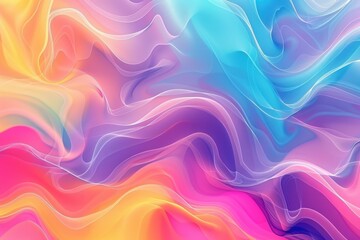 Obraz premium Multicolored rainbow gradient color background smooth blend abstract vector illustration.