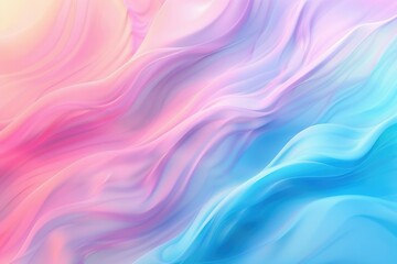 Obraz premium Soft and vibrant gradient backgrounds with blurred waves. Summer and spring pastel colors.