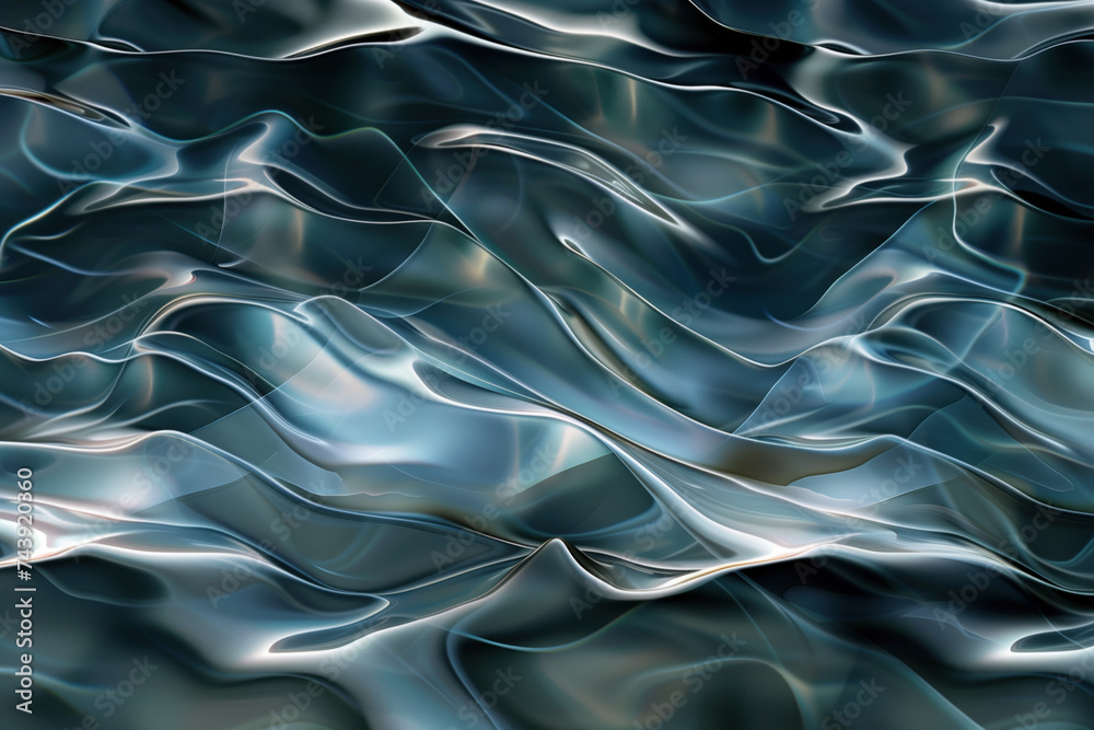 Poster abstract background with reflections and caustics. futuristic background image. created with generat