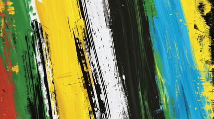 Modern striped artwork background. Unusual trendy background for poster, card, invitation. Contemporary abstract art.