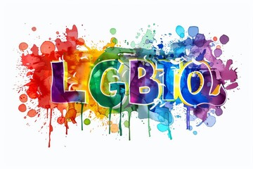 LGBTQ Pride incredible. Rainbow playful colorful decorum diversity Flag. Gradient motley colored prussian blue LGBT rights parade festival rainbow shimmer pride community equality