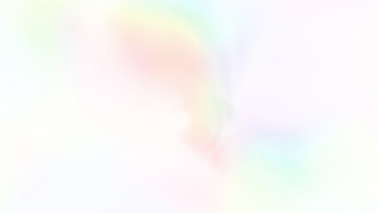 Abstract color spectrum light leak reflection overlay on transparent background - obrazy, fototapety, plakaty