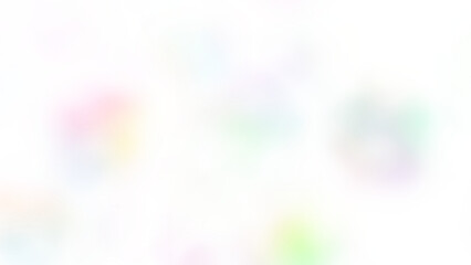 Colorful bokeh lens flare light leak overlay effect on transparent background © HTGanzo