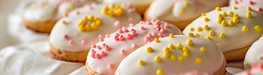 Homemade Easter Delight, Egg and Bunny Shaped Cookies for the Holiday