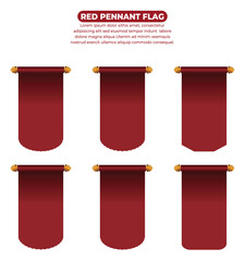 red pennant flag