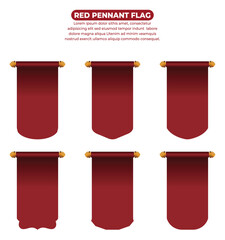 red pennant flag