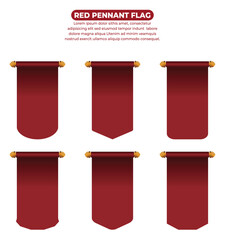 red pennant flag