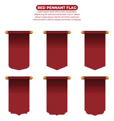 red pennant flag
