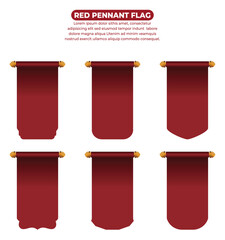 red pennant flag