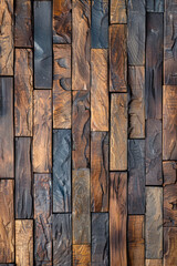 Vertical Wooden brick texture background.