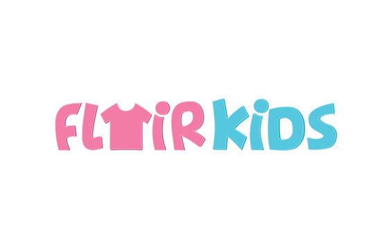 Clothes for Little Boys and Girls store logo design, Flair Kids store logo