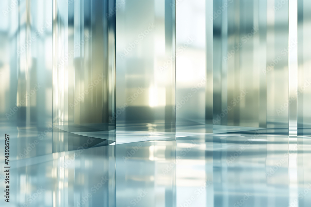 Poster abstract background with reflections and caustics. futuristic background image. created with generat