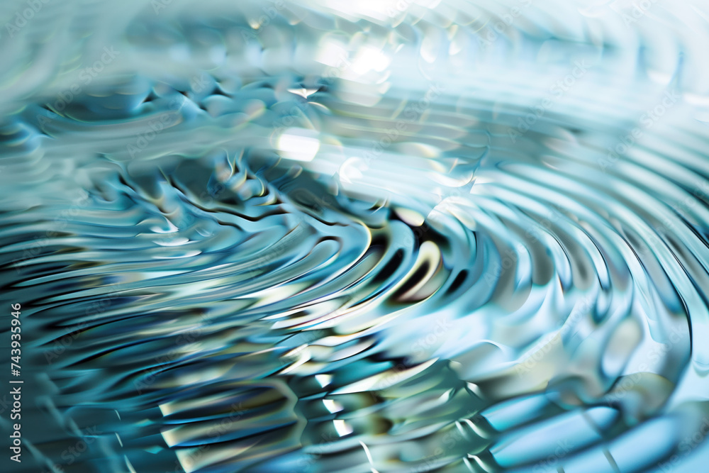 Poster abstract background with reflections and caustics. futuristic background image. created with generat