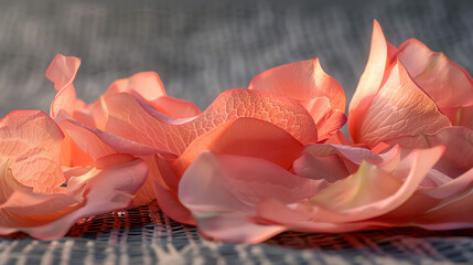 Rose petals whisper romance, set against a transparent background.