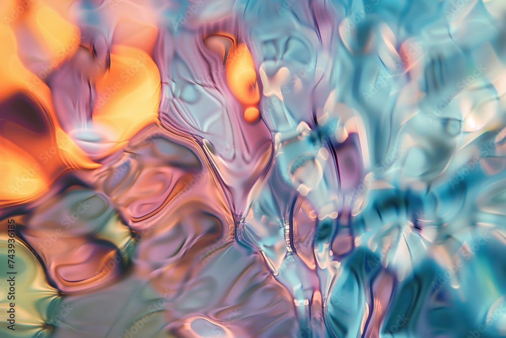Poster abstract background with reflections and caustics. futuristic background image. created with generat