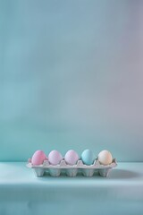 Pastel easter eggs 