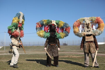 People called Kukeri parade in masks and ritual costumes, perform ritual dances to drive away evil...