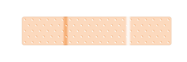 Beige adhesive bandage band aid, medical and healthcare. Png clipart isolated on transparent background