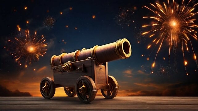 cannon in the sky