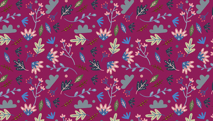 Vector Seamless Unique Pattern Design