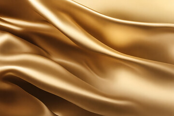 Fototapeta premium Abstract gradient smooth Blurred silk Gold background image